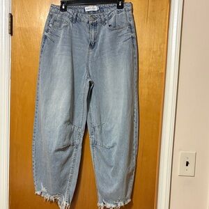 Trendy Light Blue Boyfriend Jeans